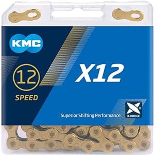 KMC Chain X12 12 Speed TI-N Gold Shimano/Campagnolo/SRAM