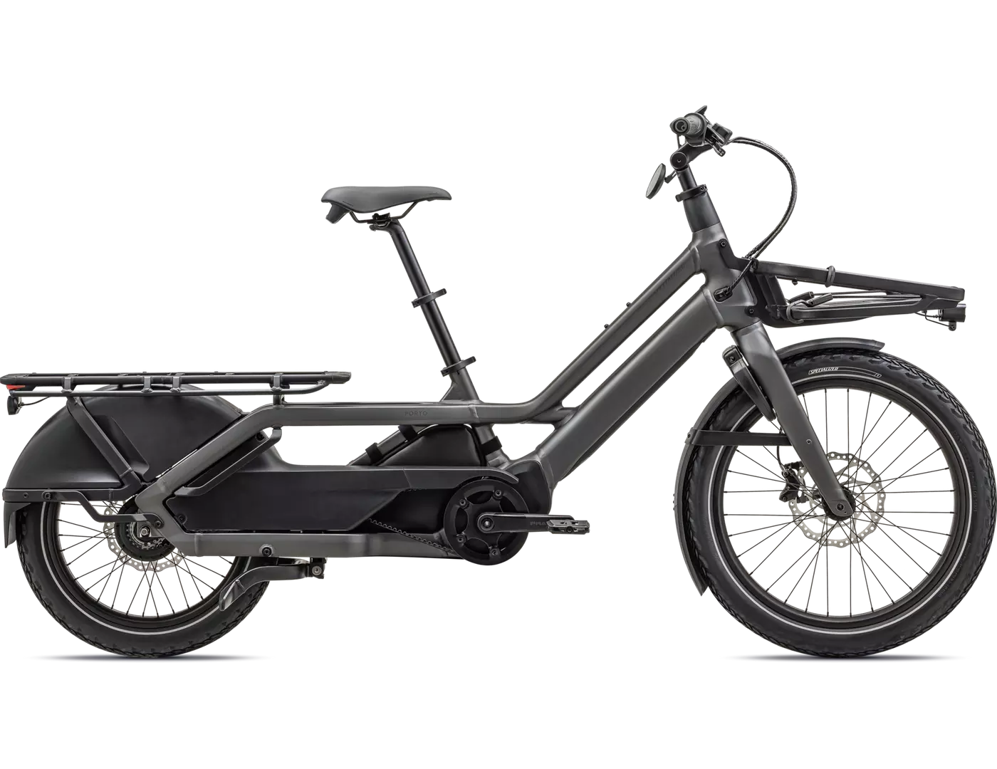2025 Specialized Turbo Porto Smoke / Black Cargo eBike Total Rush
