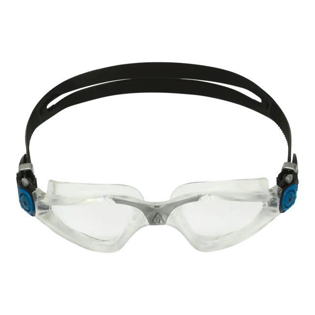 Aqua Sphere Kayenne Goggles - Clear/Silver with Clear Lens