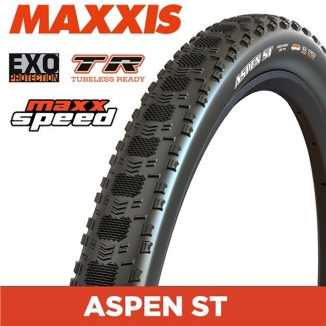 Aspen ST Team Spec - 29 X 2.40 - Folding TR - EXO 120 TPI - MaxxSpeed XC - Black