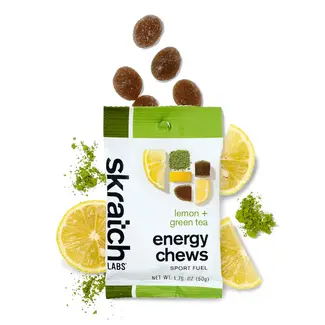 Skratch Energy Chew Sport Fuel Matcha Green Tea & Lemon 50G