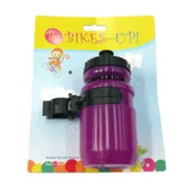 Kids Clip on Mini Water Bottle - Purple