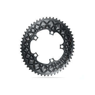ABSOLUTE BLACK Oval PREMIUM 110BCD 5 Hole (SRAM) 2X Chainring 52T