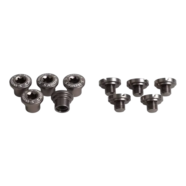 Crk Sub, S-Works Carbon Crank (Road), Chainring Bolts & Nuts For Carbon Spider (5 Pcs)