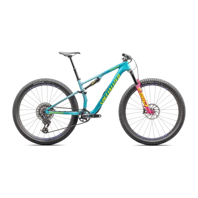2025 Epic Pro 8 Satin Team Edition Lagoon Blue Tint / Liquid Metallic / Yellow