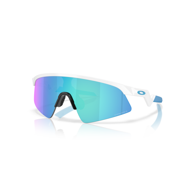 Oakley Youth Resistor Sweep Polished White w/ Prizim Saphire