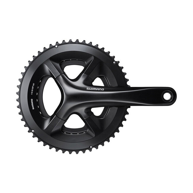 Shimano FC-RS510 11 Speed Crankset - Black 165mm/52-36t (from new bike)