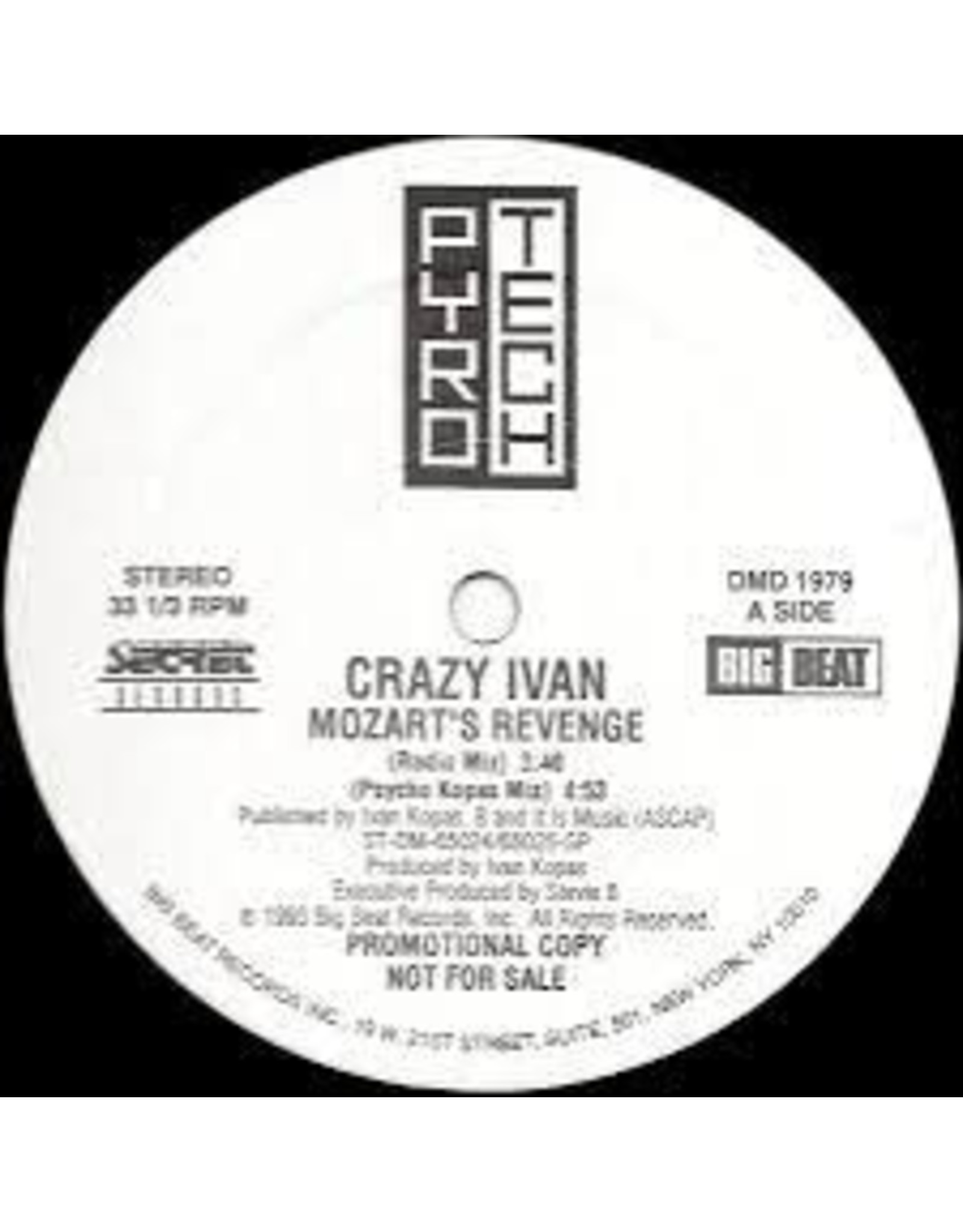 Crazy Ivan / Mozart's Revenge 12" Single