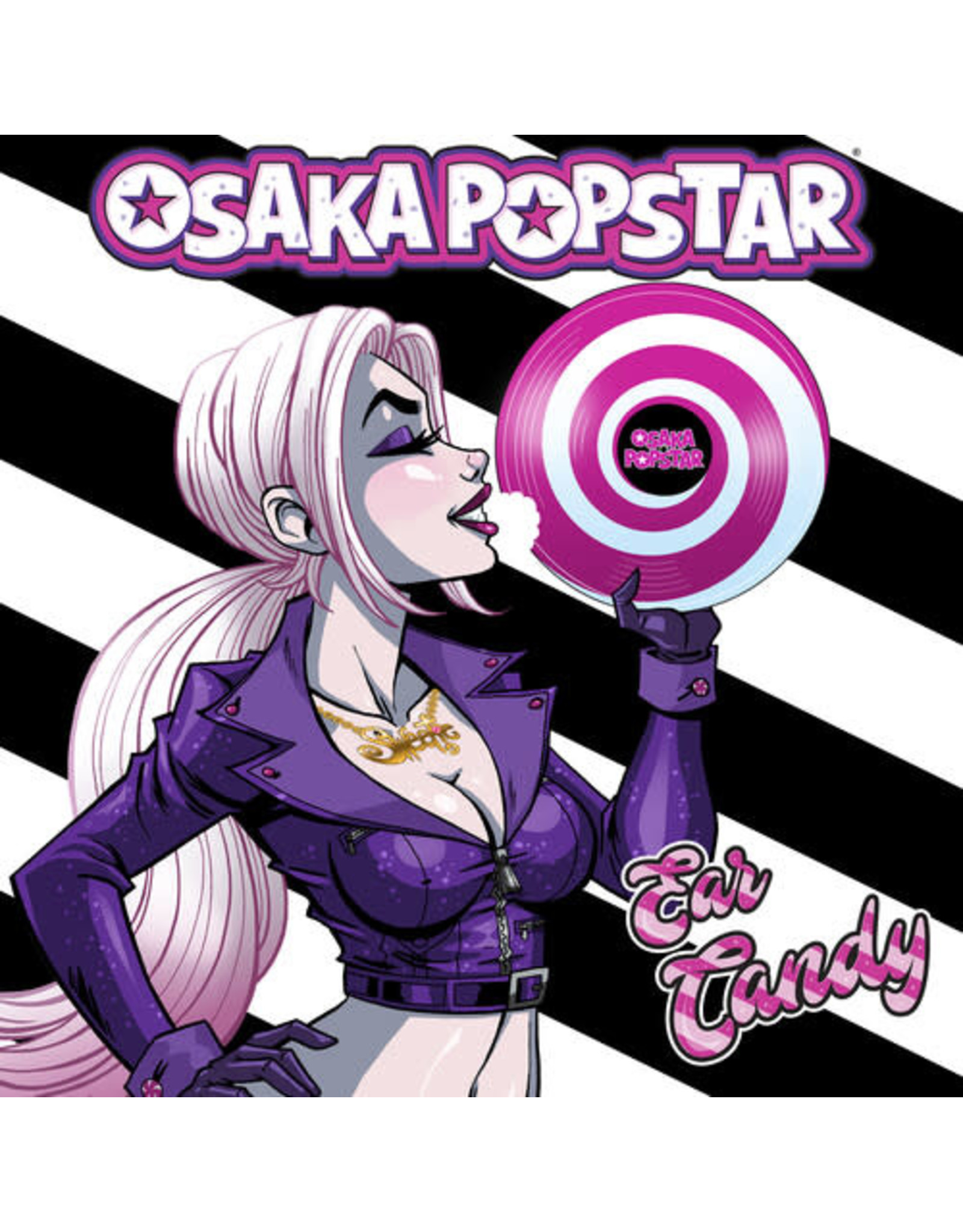 Osaka Popstar / Ear Candy (candy swirl color vinyl)