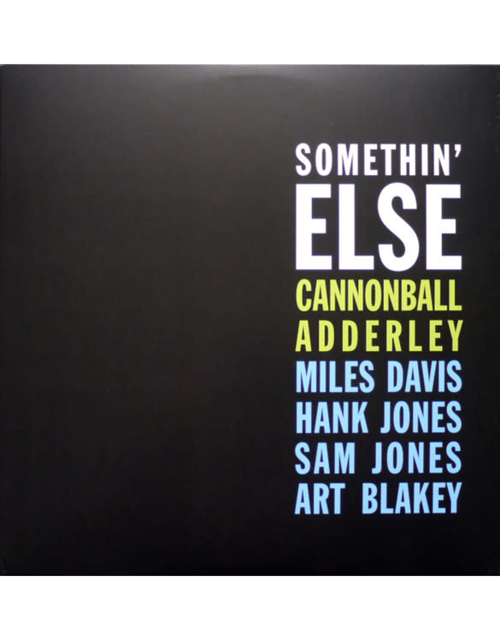 Adderley, Cannonball / Somethin' Else (blue vinyl)