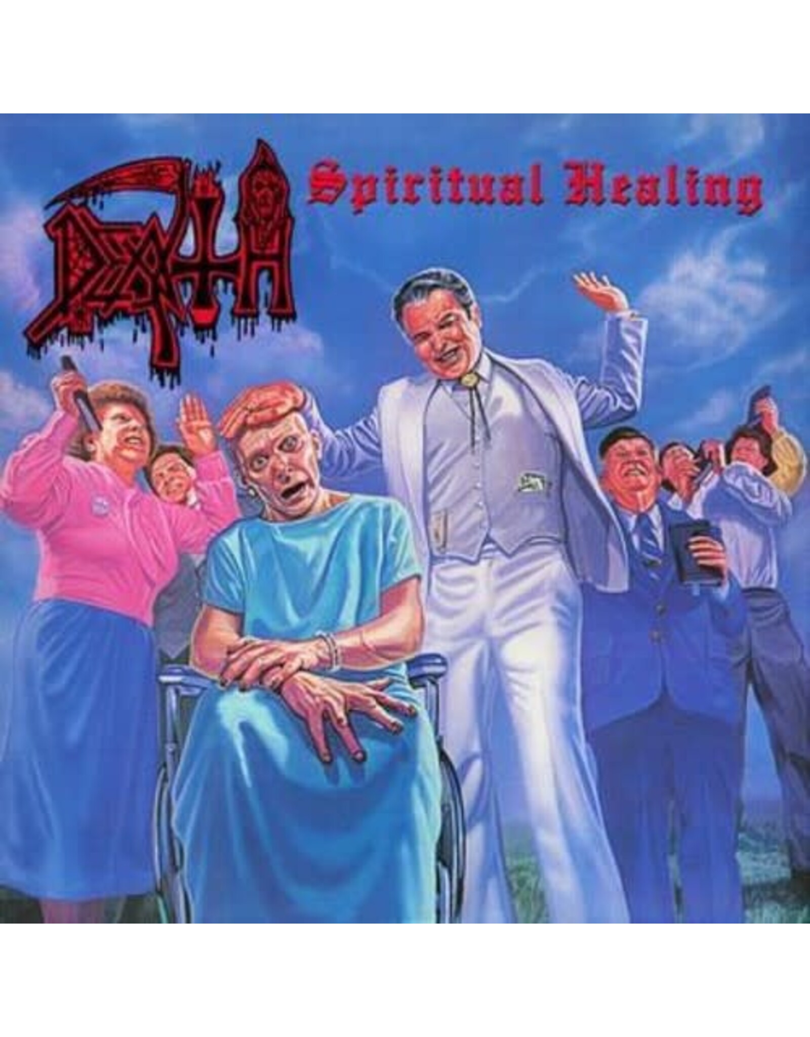 Death / Spiritual Healing (custom tricolor vinyl)