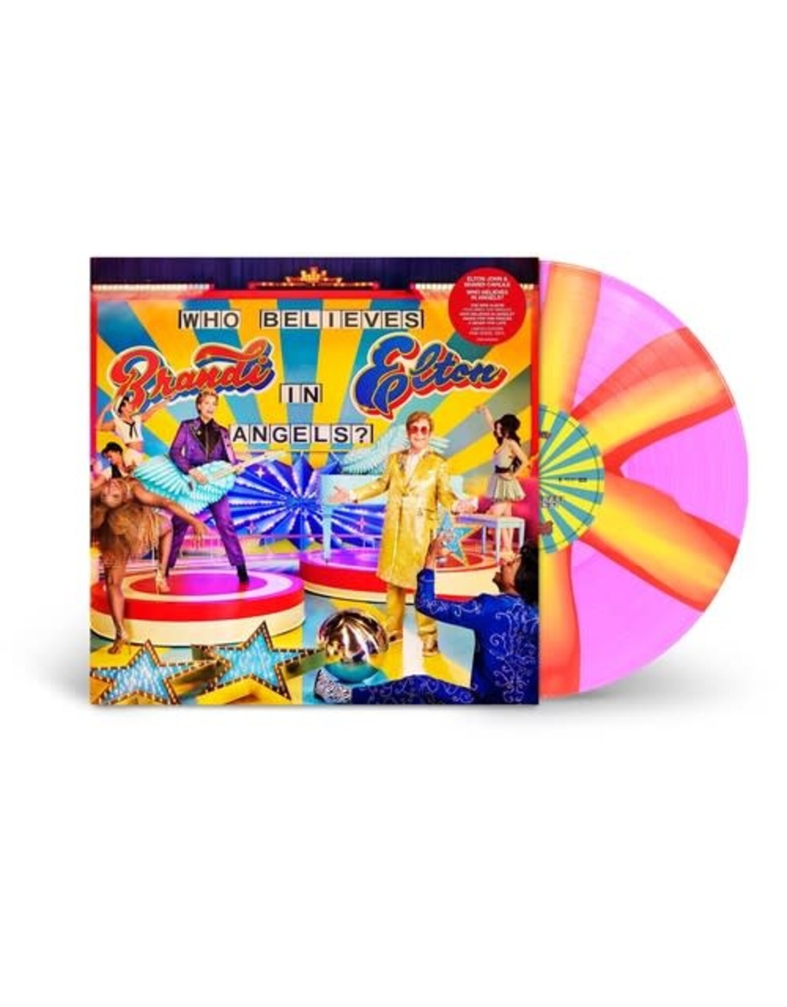 Elton John & Brandi Carlile / Who Believes In Angels (Pink Spiral Vinyl)