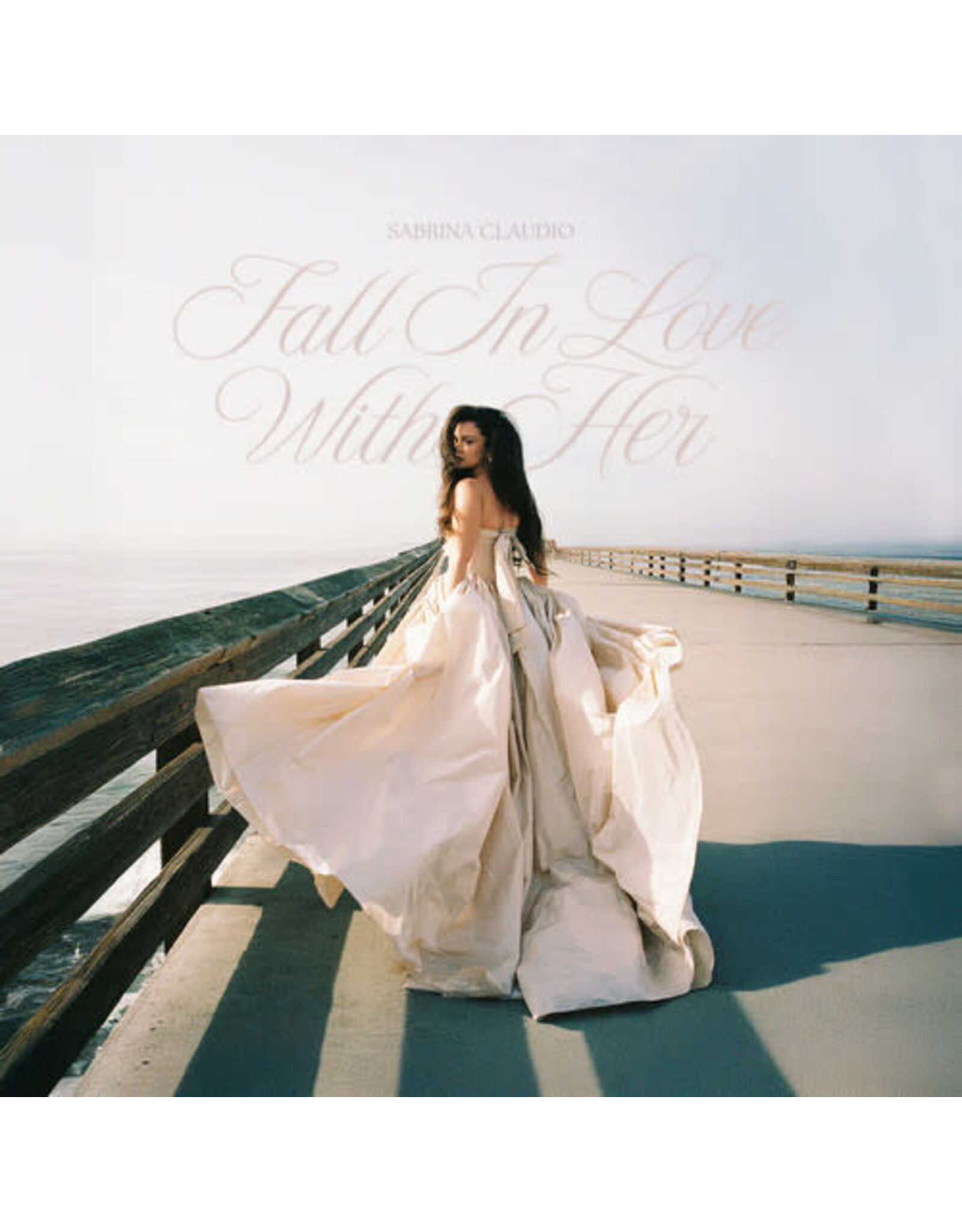 Claudio, Sabrina / Fall In Love With Her (white & tan marble vinyl)