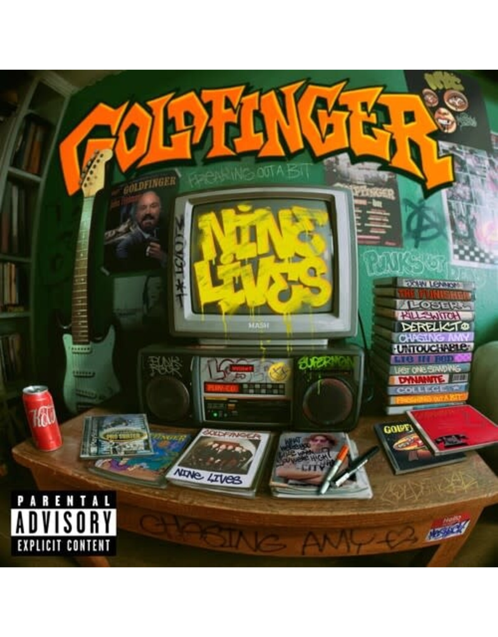 Goldfinger / Nine Lives (orange vinyl)
