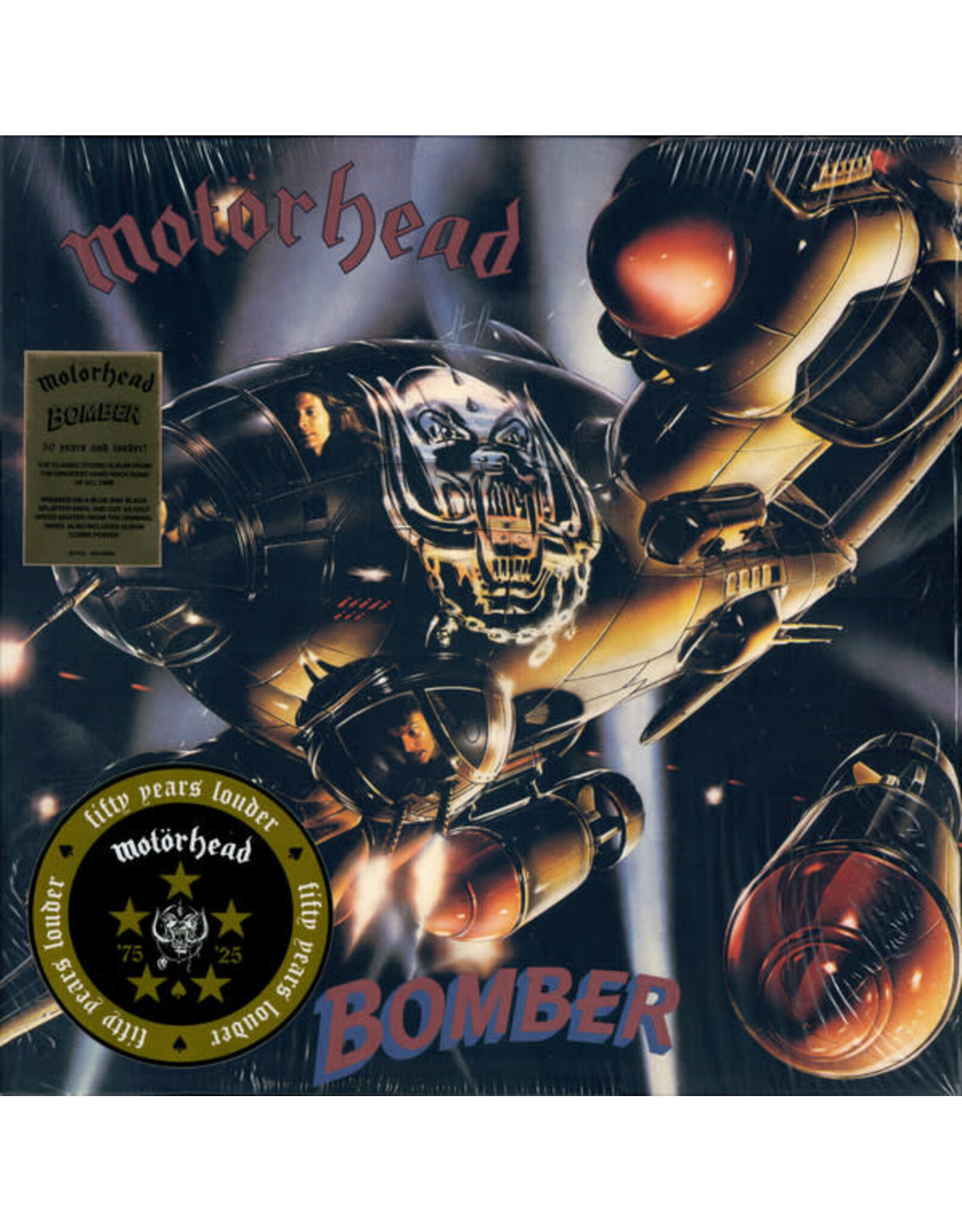 Motörhead / Bomber (blue & black splatter vinyl)