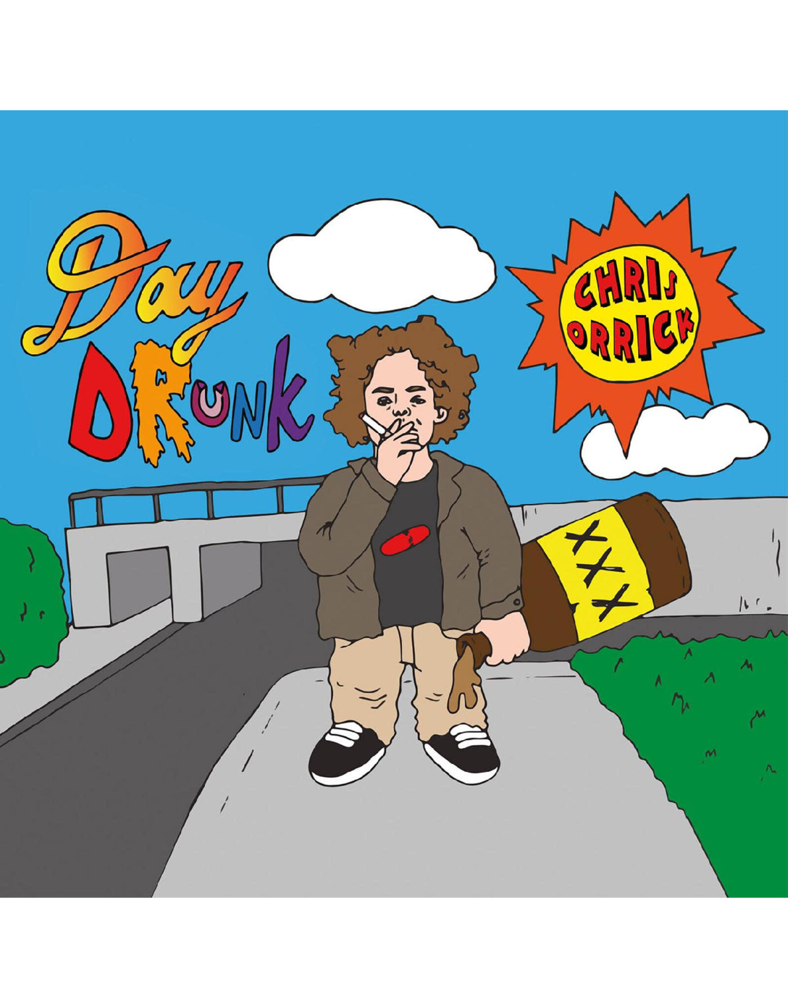 Orrick, Chris (Red Pill) / Day Drunk EP (8-COLOR DOUBLE RAINBOW SPLATTER VINYL)