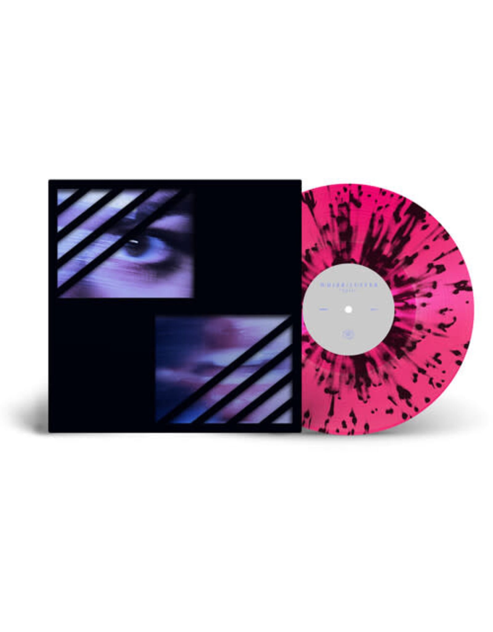 Whirr / Luster - split (magenta - black splatter vinyl)