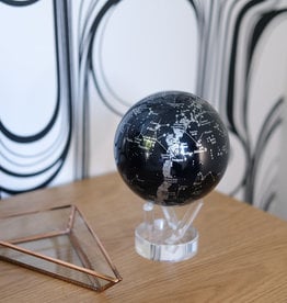 Mova Constellations Black and Silver Globe 4.5"