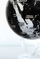 Mova Constellations Black and Silver Globe 4.5"