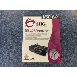 SIIG USB 2.0 4-Port Bay Hub - New (2/28/2020)