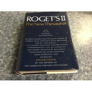 Roget’s II The New Thesaurus (6/23/21)