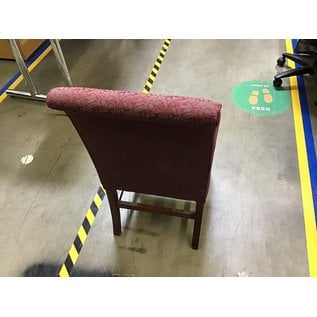 Maroon pattern side chair (1/11/22)