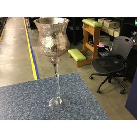 16” Glass candle holder (3/15/22)