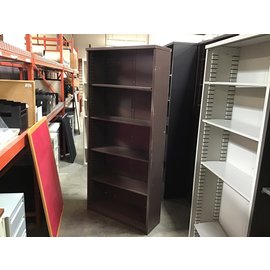 12x36x78 1/4” Brown metal bookcase (03/15/22)