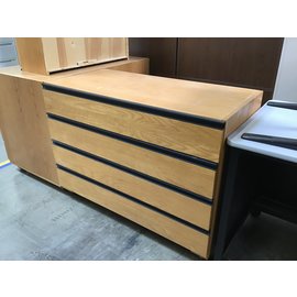 23x47 1/4x34 1/2” Wood 4 drawer lab cabinet on castors (03/15/22)