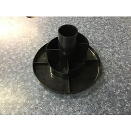 Black plastic swivel desk items holder (2/28/23)