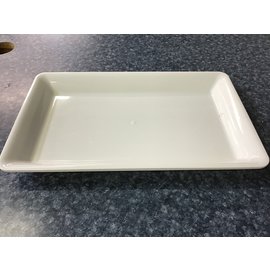 11 1/2x18” White plastic tray (3/1/23)