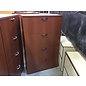 22x36x57 3/8” Cherry wood color 4 drawer lateral file cabinet w/black handles 3/10/23
