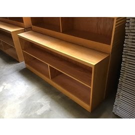 12x66 1/2x28” Wood horizontal bookcase - some nics/scratches throughout 5/8/26