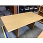 36x72x29” Oak Colored Table - Scratches on Leg 10/3/23