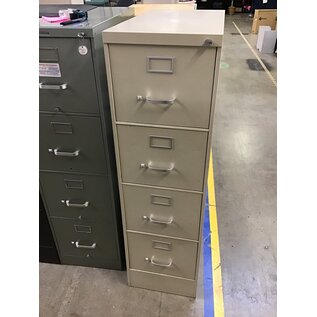 Beige Steelcase 4 Drawer Vertical File Cabinet 6/20/25