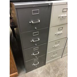 Grey 4 Drawer Legal Size Vertical File Cabinet 10/5/23