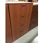 22x36x58” Oak Color Black Handle 4 Drawer Lateral File Cabinet (Alternate use as dress) 10/13/23