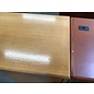 24x72x30 1/4” Lt oak color wood double pedestal 4 drawer credenza 10/17/23