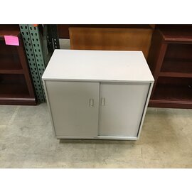 20x30x28” Grey Metal Sliding Door Cabinet 10/18/23