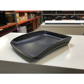 Black plastic paper tray 10/31/23