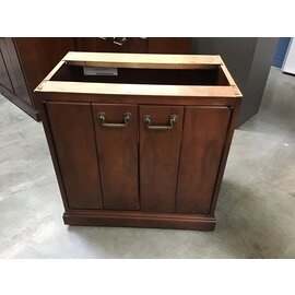 18x29x29 1/2” Cherry Color Undertable Cabinet with Adjustable Shelf - No tops included 11/3/23