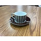 Brown and White Tea Set of 6 mugs and 6 plates 11/30/23