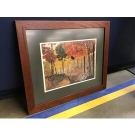 19 1/2x23 1/2” Autumn Forest Framed Print 12/12/23