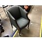 Dark Teal Cushioned  Cherry Frame Side Chair 1/17/24