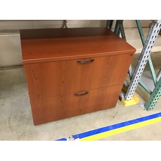 22x36x30” Light Cherry color 2 drawer lateral file cabinet (1/18/24)