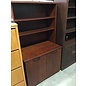 24x36x65” Cherry Wood Cabinet with Upper Shelves 1/19/24