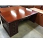 36x72x30” Cherry Wood Left Pedestal Desk 1/19/24