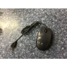Logitech PC usb mouse - gray/black 1/30/24