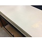 24x48x38” light beige top two shelf work table on castors 2/6/24