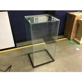 15 3/8x17 1/4x33” Glass display case/pedestal 2/6/24